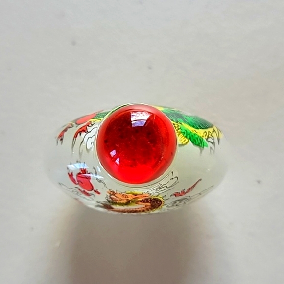 Vintage Chinese Art Glass Snuff Bottle - Picture 3 of 5